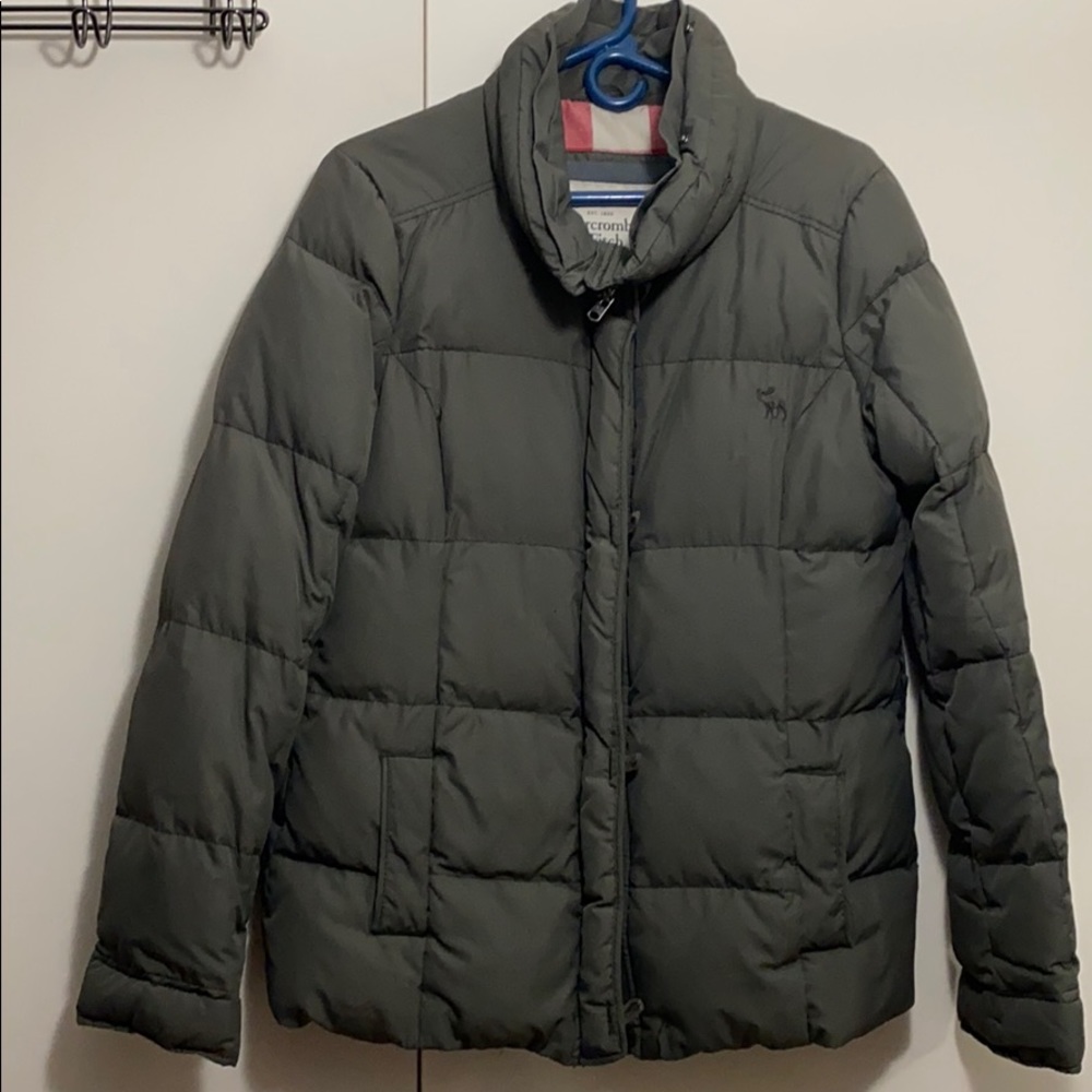 Olive Puffer Coat